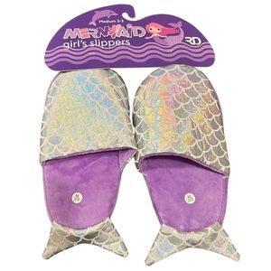 Mermaid Holographic Slippers